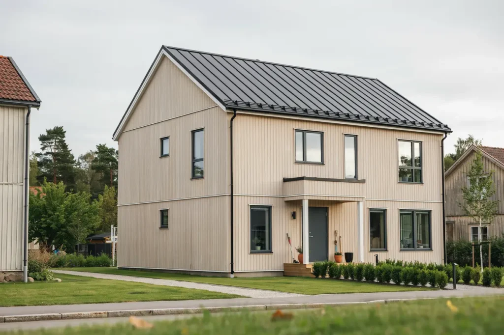 byte av panel och m lning av tr fasad i flogsta uppsala
