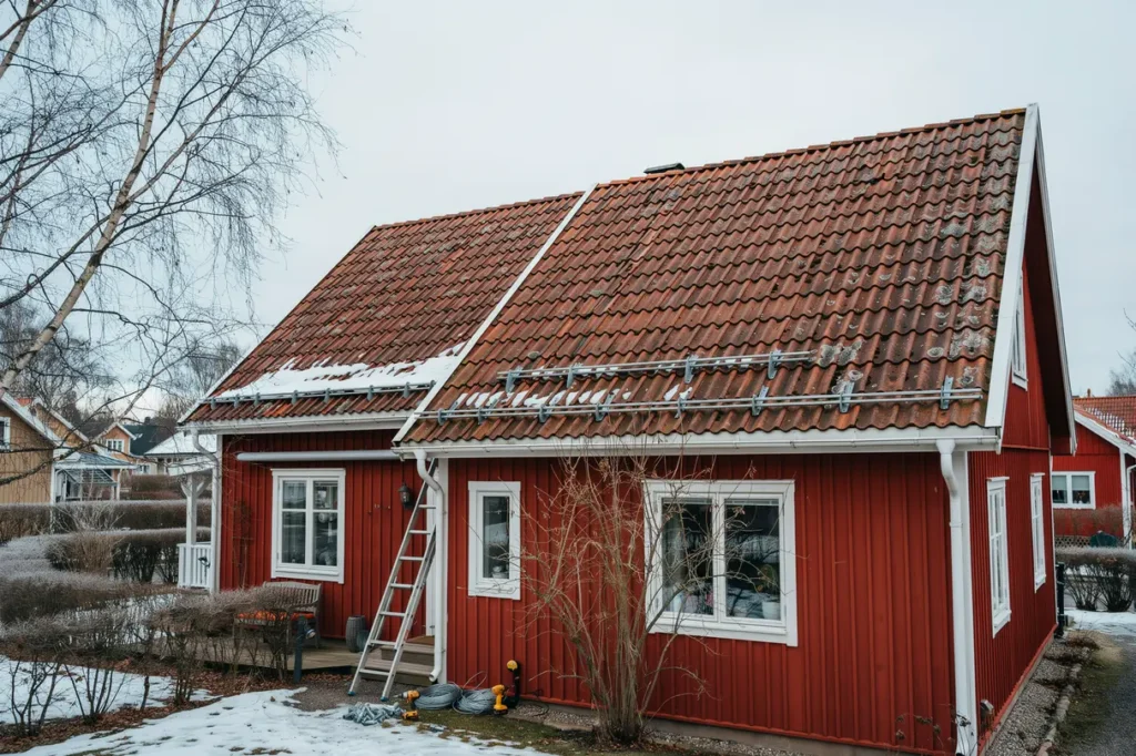 montera sn rasskydd p r tt s tt tryggare tak f r huset och familjen