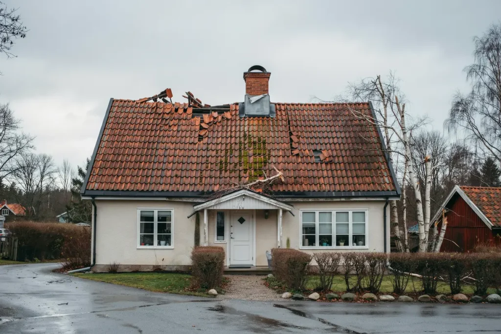 s uppt cker du stormskador p taket innan sm fel blir dyra reparationer